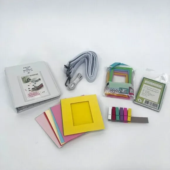 Instax Mini Camera Pieces of Moment Album Frames Skins & Accessories MISC Lot - Picture 1 of 11